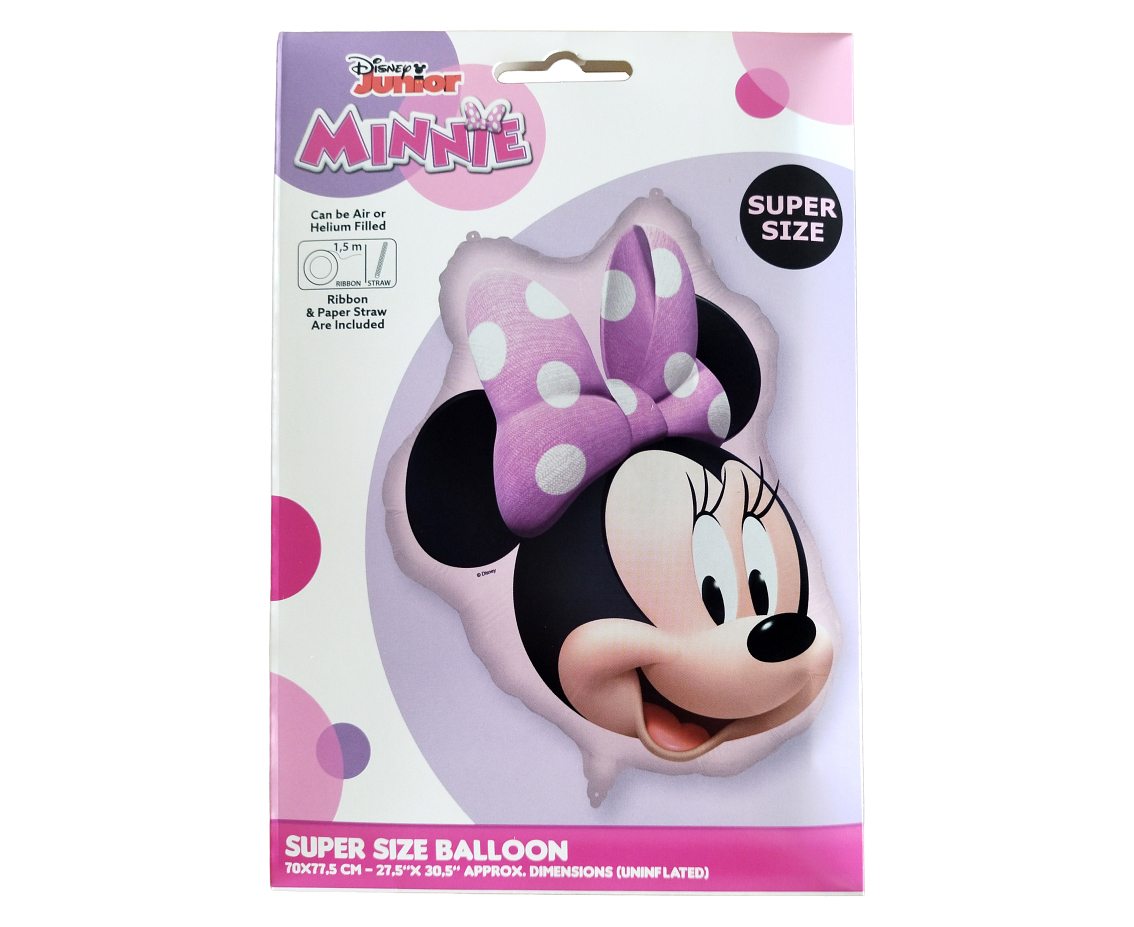 Balon foliowy MINNIE 70x77,5cm Disney 97005 GoDan